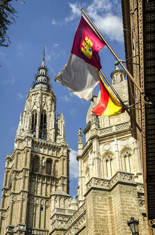 Toledo Poster featuring the photograph Catedral de Santa Maria de Toledo by Pablo Lopez