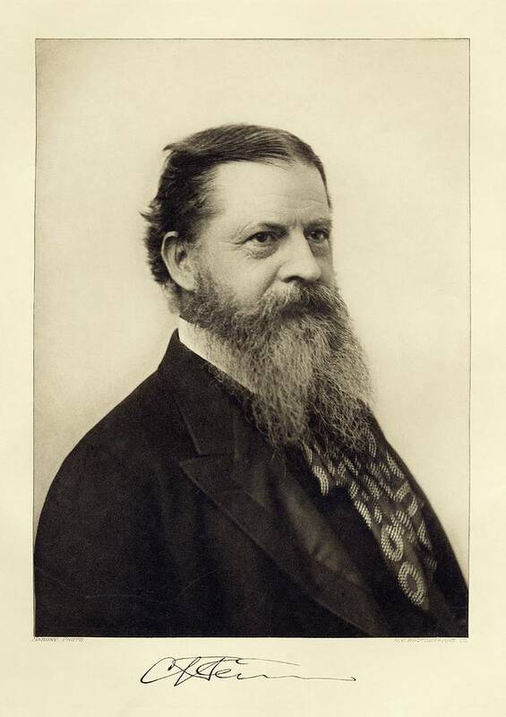 Charles Sanders Peirce Poster featuring the photograph Charles Sanders Peirce by Miriam And Ira D. Wallach Division Of Art, Prints And Photographs/new York Public Library