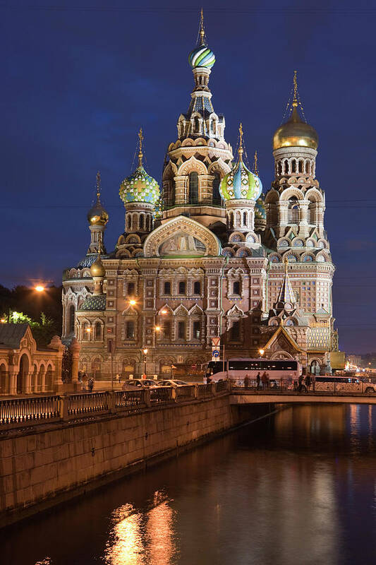 Built Structure Poster featuring the photograph Church Of The Savior On Spilled Blood by Holger Leue