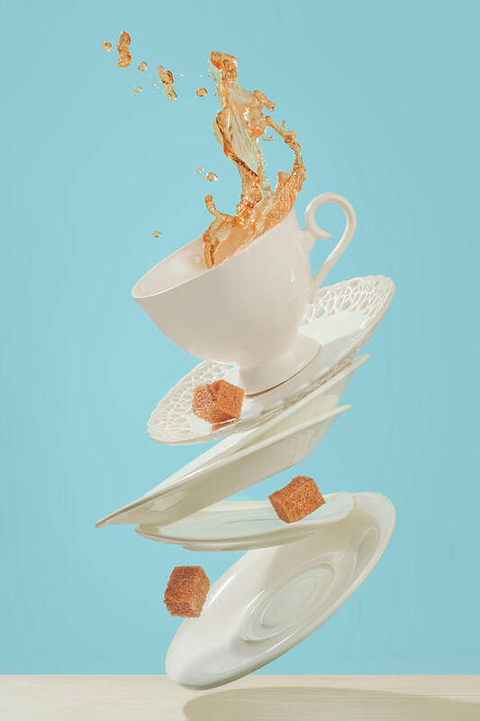 Still Life Poster featuring the photograph Coffee For A Stage Magician by Dina Belenko