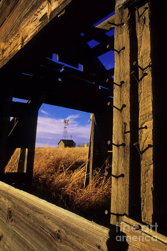 Farm Poster featuring the photograph Days Gone By by Bob Christopher