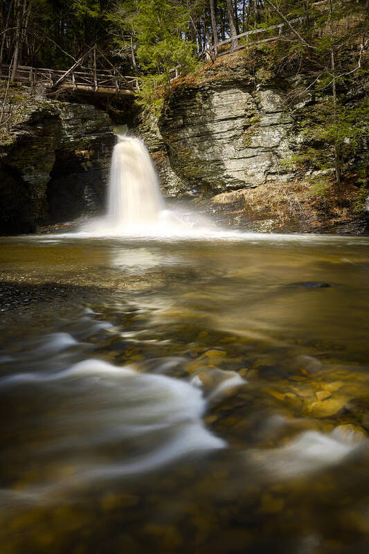 Deer Leap Falls Poster featuring the photograph Deer Leap Falls by Mark Rogers