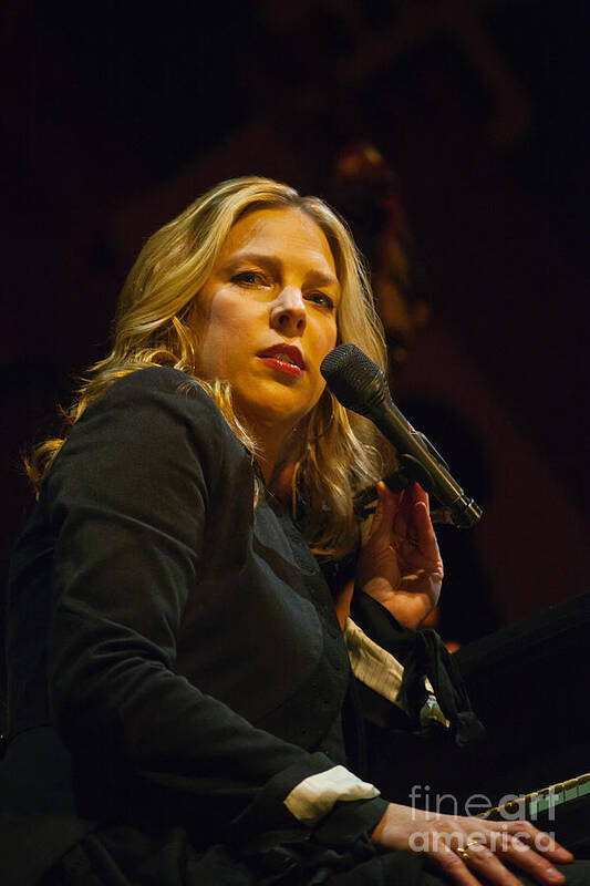 Vertical Poster featuring the photograph Diana Krall by Craig Lovell