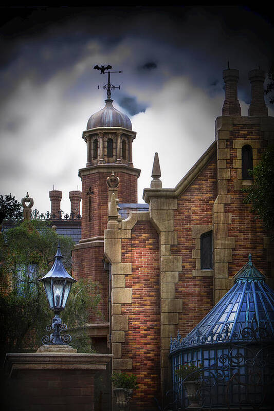 Magic Kingdom Poster featuring the photograph Disney's Haunted Mansion by Mark Andrew Thomas