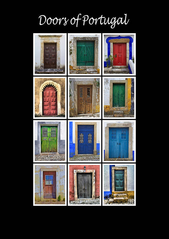 Portugal Poster featuring the photograph Doors of Portugal by David Letts