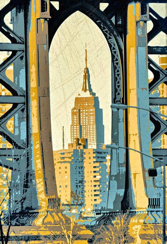 New York Poster featuring the photograph Dumbo by Redub