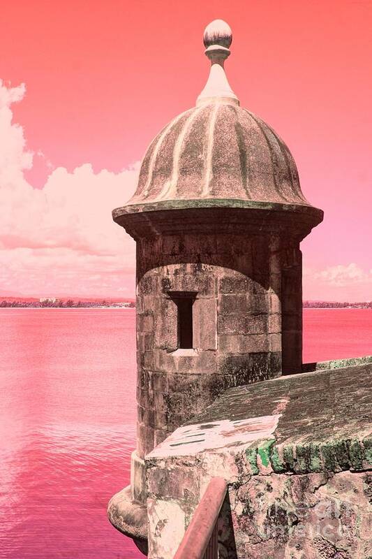 El Morro Poster featuring the photograph El Morro in the Pink by Alice Terrill