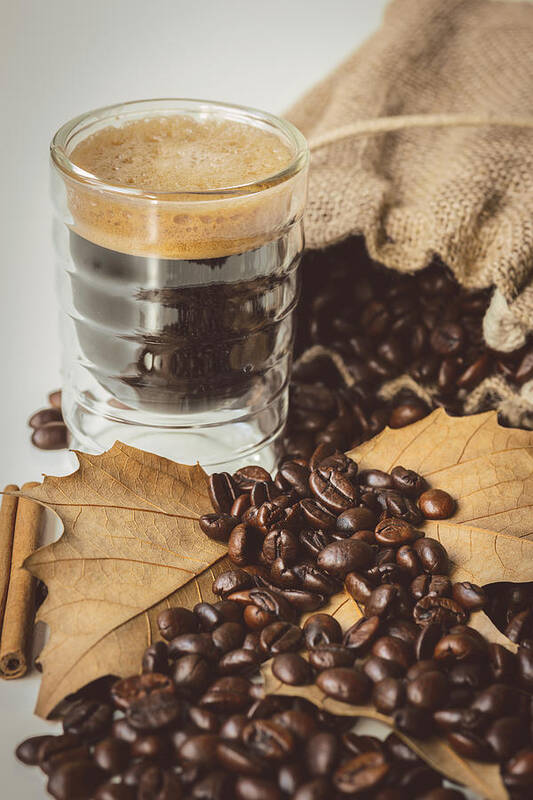 Coffee Beans Poster featuring the photograph Espresso Coffee I by Marco Oliveira