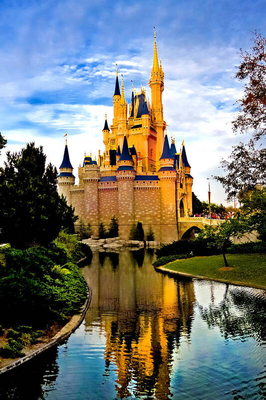 Castle Poster featuring the photograph Fairy Tale Twilight by Greg Fortier