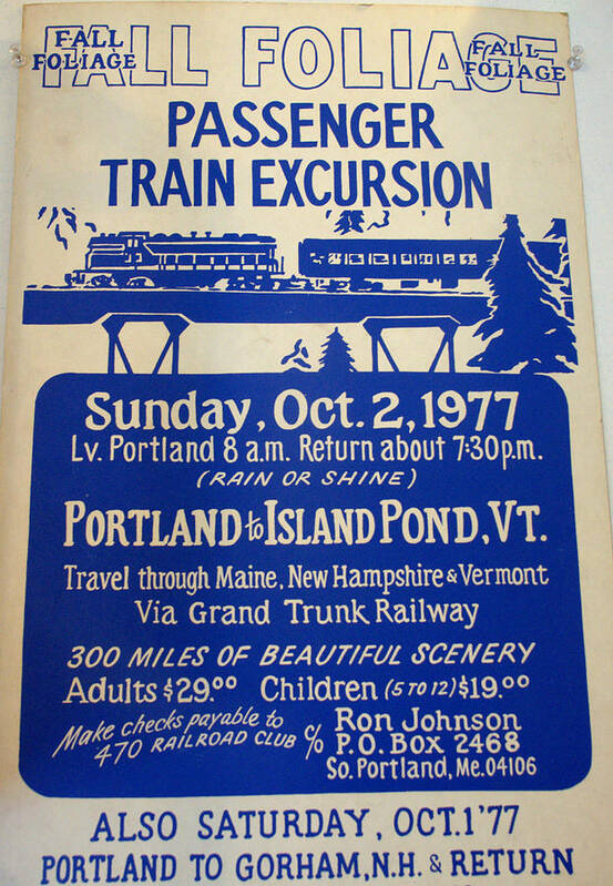 Maine Poster featuring the photograph Fall Foliage 1977 by Caroline Stella