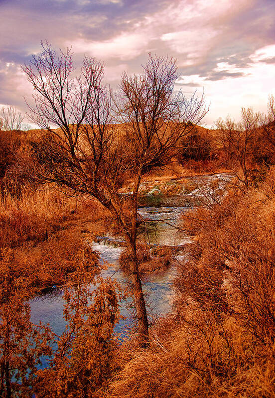 Fall Scenes Poster featuring the photograph Fall in Fall River County by Jerry Cahill