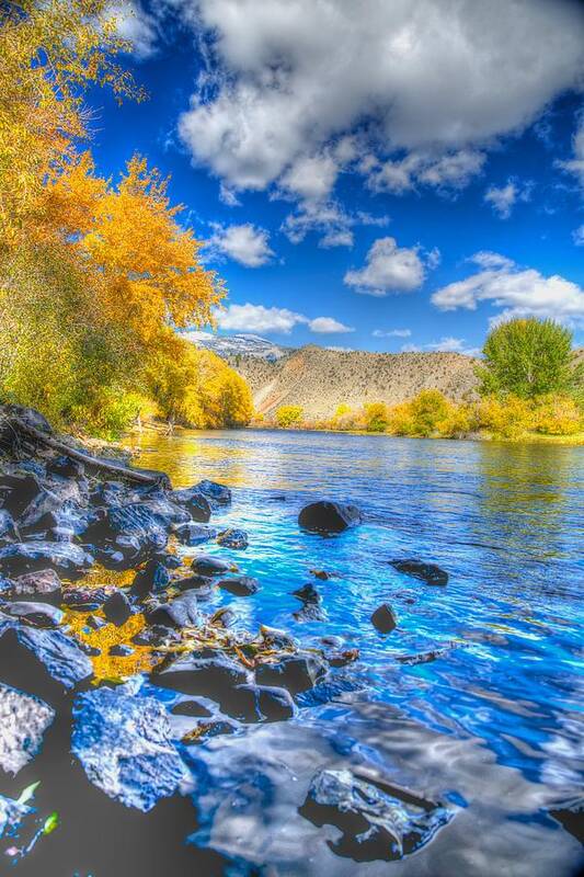 Fall On The Big Hole River Poster featuring the photograph Fall on the Big Hole River by Kevin Bone