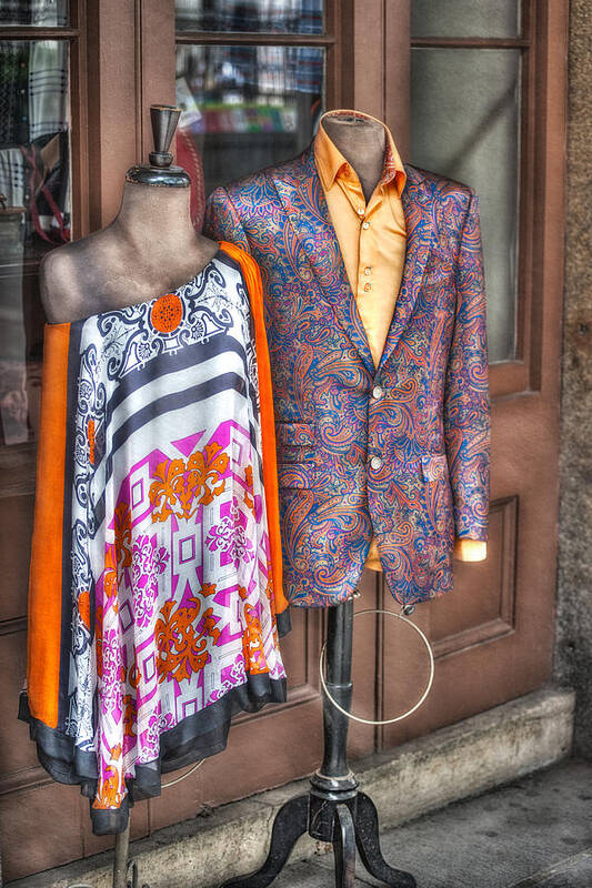 Jackson Square Poster featuring the photograph Finery for Sale by Brenda Bryant