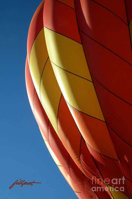 Hot Air Balloon Poster featuring the photograph First Light by Bon and Jim Fillpot