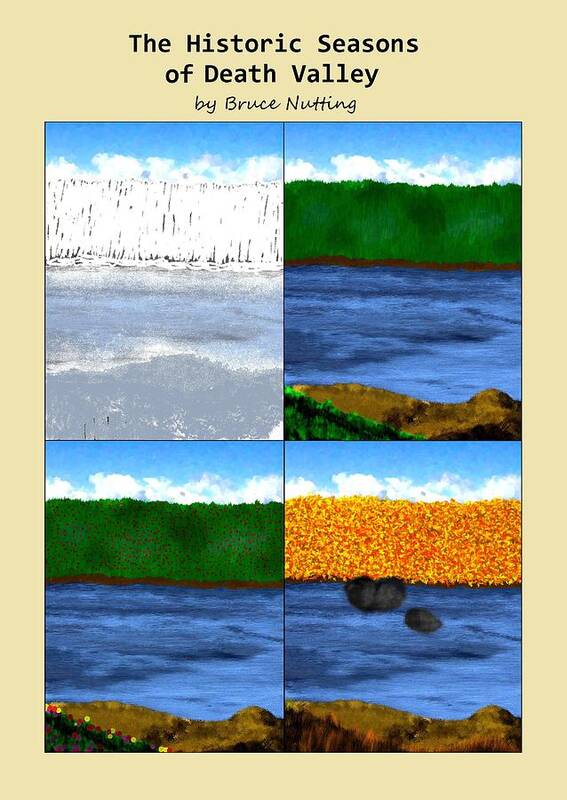 Winter Poster featuring the painting Four Seasons of Death Valley by Bruce Nutting