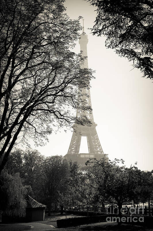 France Poster featuring the photograph The Eiffel Tower Paris France by Andy Myatt