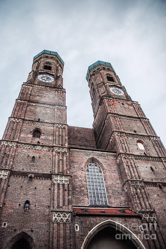 Architecture Poster featuring the photograph Frauenkirche by Hannes Cmarits