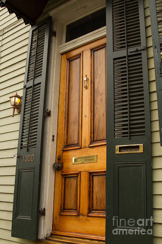 New Orleans Poster featuring the photograph French Quarter Door - 12 by Susie Hoffpauir