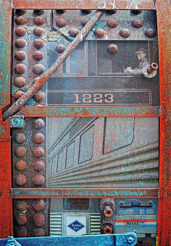 Train Art Poster featuring the photograph Ghosts of the Railroad by Joseph J Stevens