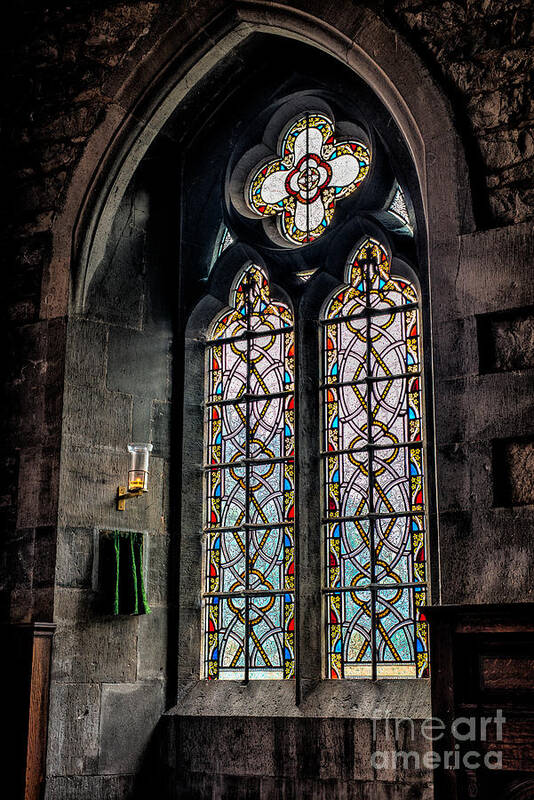 Gothic Window Poster featuring the photograph Gothic Window by Adrian Evans