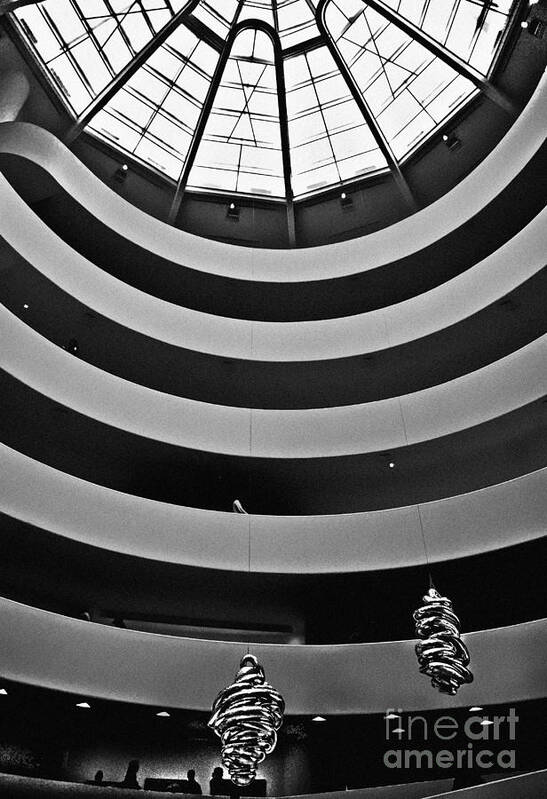 Guggenheim Poster featuring the photograph Guggenheim Museum - NYC by Carlos Alkmin