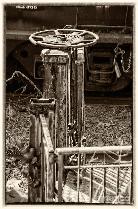 Black And White Poster featuring the photograph Handbrake by Jay Ressler
