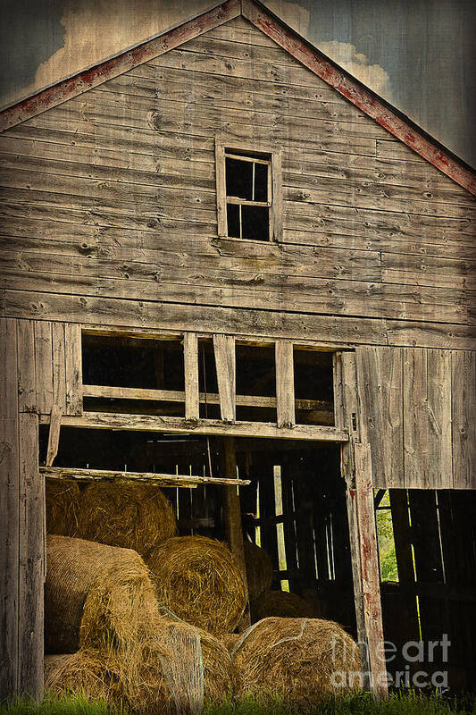 Hay Poster featuring the photograph Hay For Sale by Alana Ranney