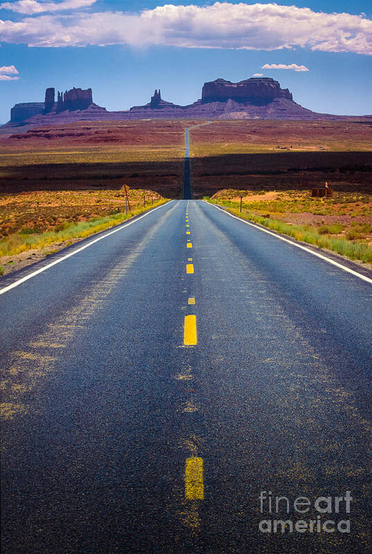 America Poster featuring the photograph Highway 163 by Inge Johnsson