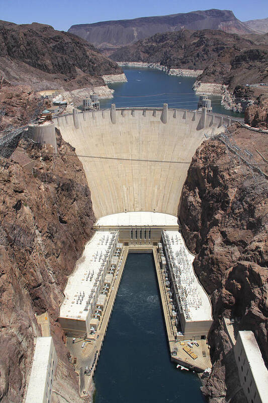 Hoover Dam Poster featuring the photograph Hoover Dam by Mike McGlothlen