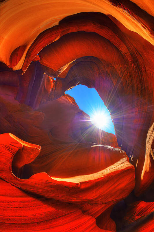 Antelope Canyon Poster featuring the photograph Hope by Midori Chan