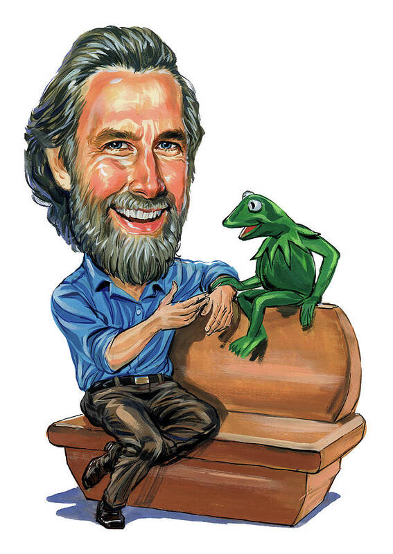 Jim Henson Poster featuring the painting Jim Henson by Art 