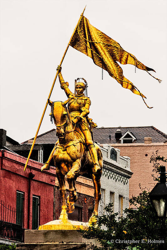 Joan Of Arc Poster featuring the photograph Joan Of Arc by Christopher Holmes