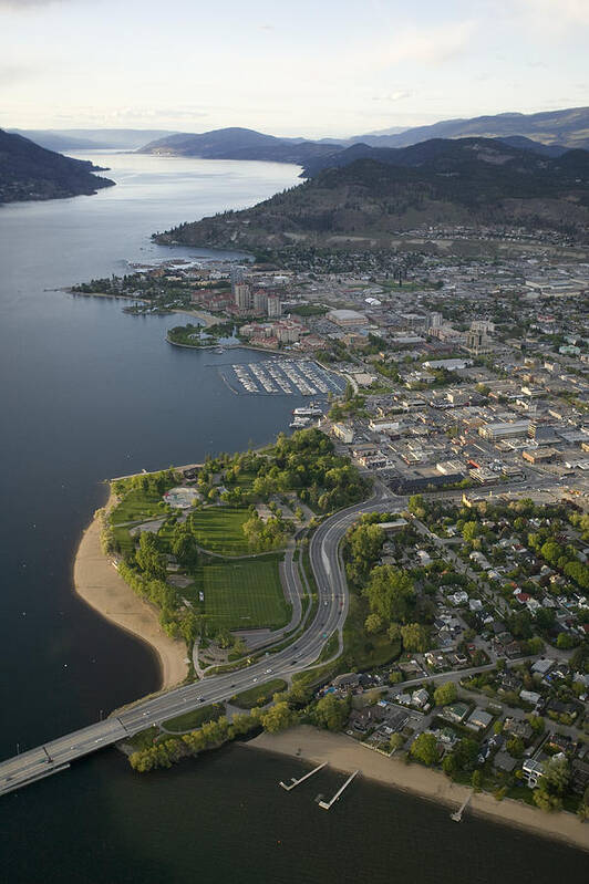 Kelowna Poster featuring the photograph Kelowna Waterfront by Laura Tucker