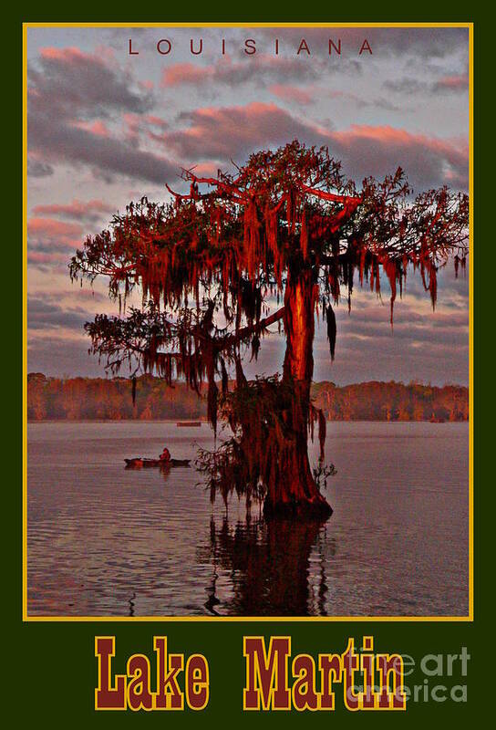 Landscape Poster featuring the photograph Lake Martin Louisiana by Kimo Fernandez