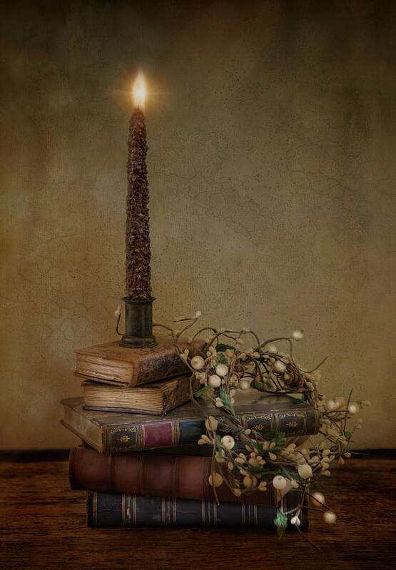 Books Poster featuring the photograph Light For the Journey by Robin-Lee Vieira