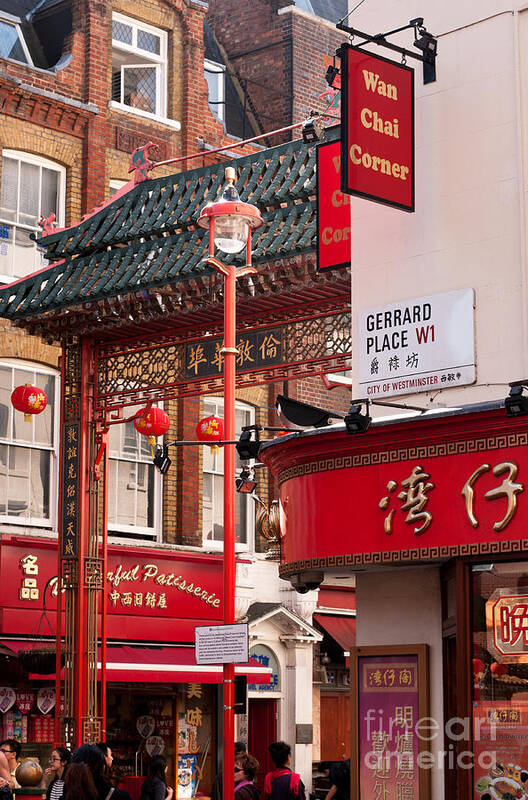London Poster featuring the photograph London Chinatown 01 by Rick Piper Photography