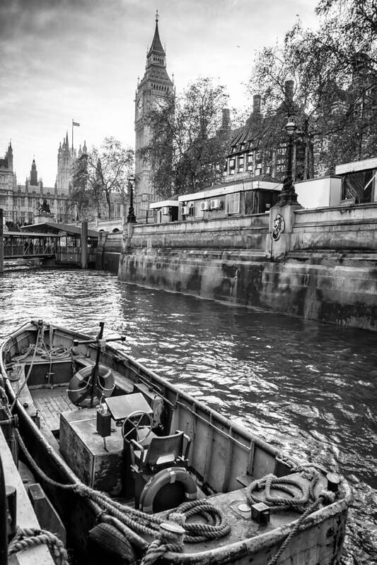 London Poster featuring the photograph London Dock by Glenn DiPaola