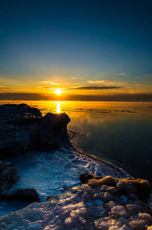 Winter Poster featuring the photograph Long Cold Winter II by James Meyer