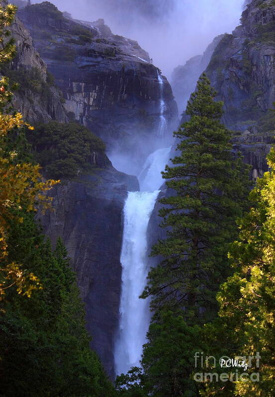 Lower Yosemite Falls Poster featuring the photograph Lower Yosemite Falls by Patrick Witz