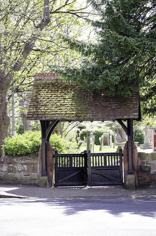 Gate Poster featuring the photograph LychGate by Spikey Mouse Photography