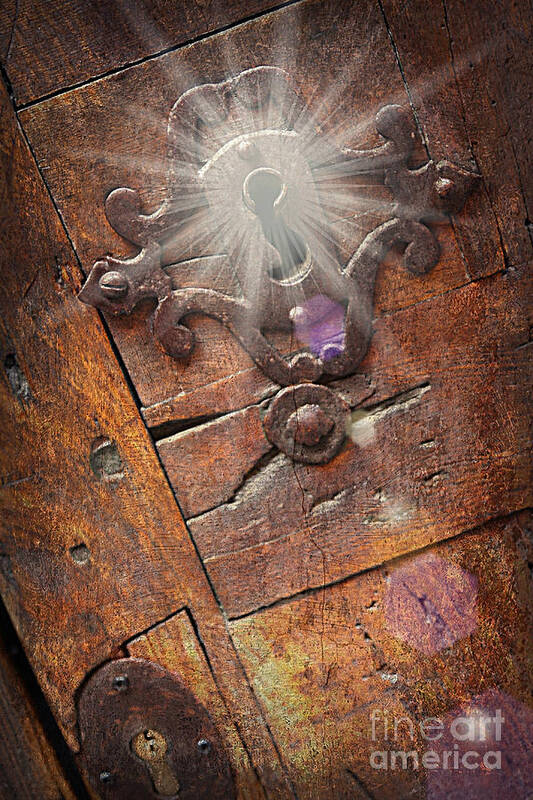 Illuminating Poster featuring the photograph Magic Door by Carol Groenen