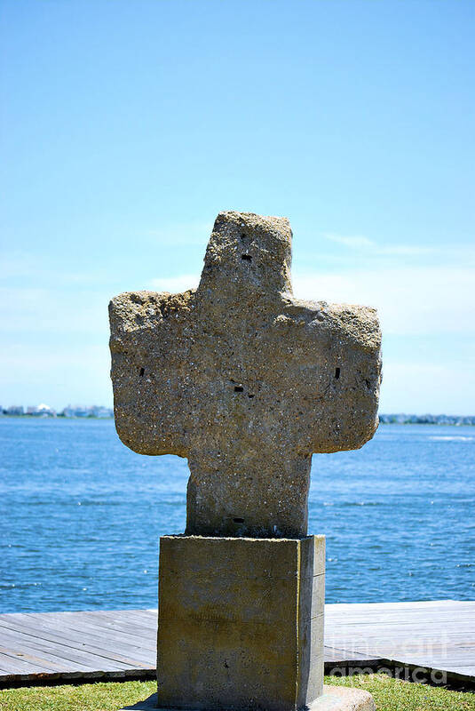 Water Poster featuring the photograph Mariners Cross by Bob Sample