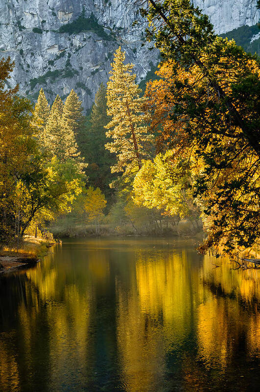 Merced River Poster featuring the photograph Merced Colors by Chuck Jason