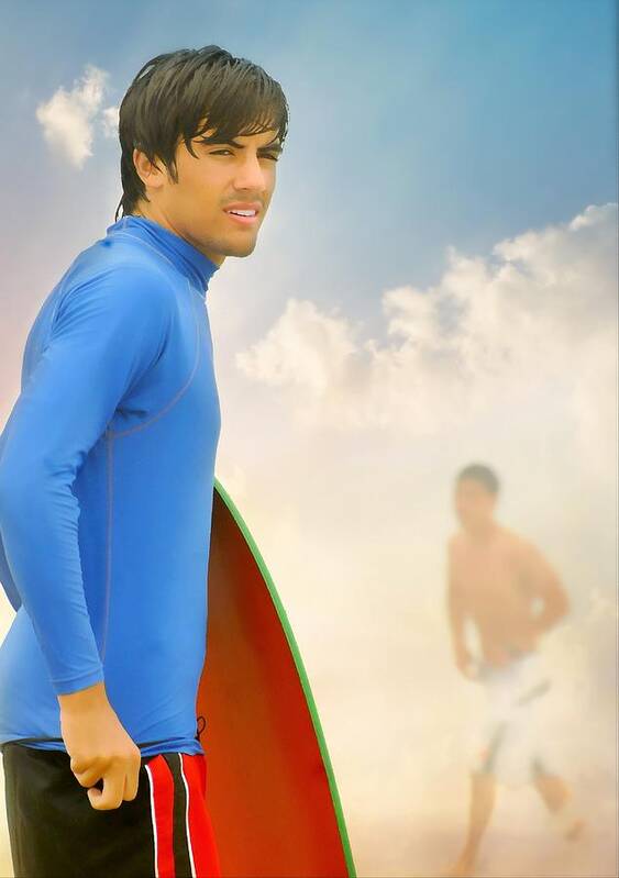 Surfing Poster featuring the photograph Surfer Boy by Diana Angstadt