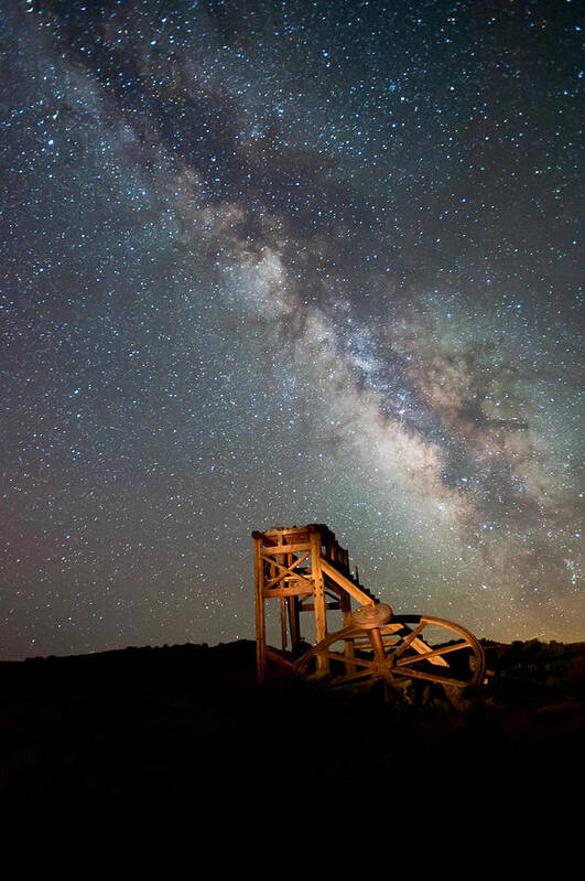 Stars Poster featuring the photograph Night Shift by Cat Connor