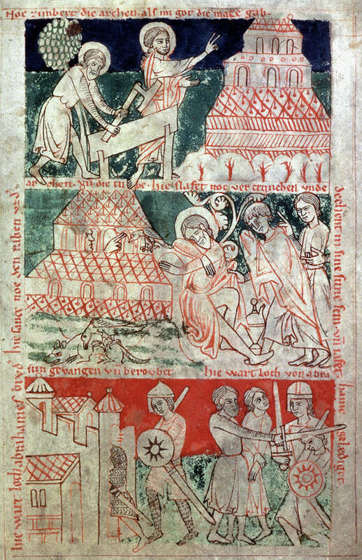 13th Century Poster featuring the painting Noah, Early 13th Century by Granger