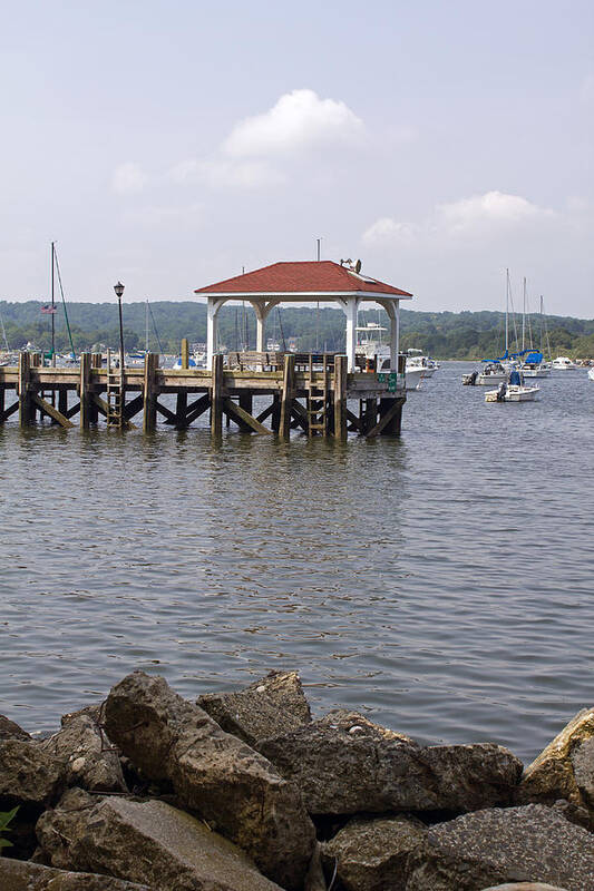 Northport Dock Poster featuring the photograph Northport Dock by Susan Jensen