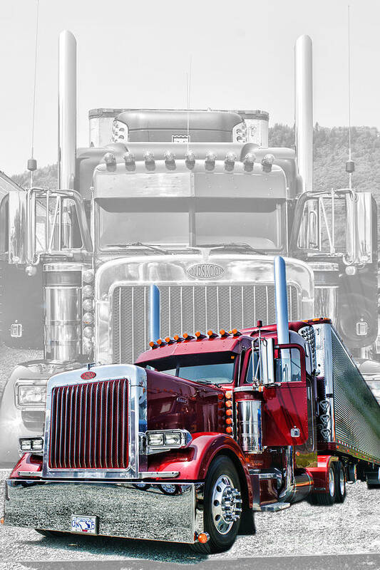 Trucks Poster featuring the photograph Old Skool-Double Pete by Randy Harris