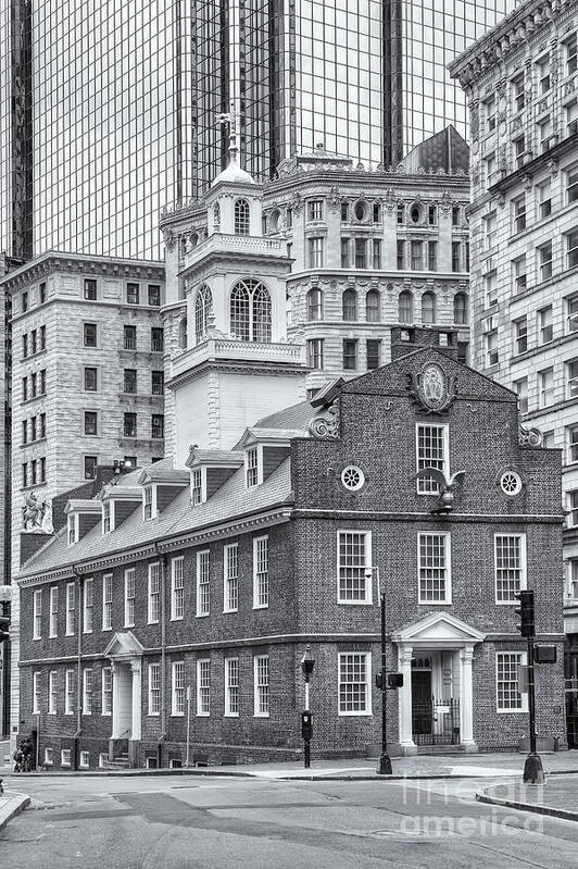 Clarence Holmes Poster featuring the photograph Old State House IV by Clarence Holmes