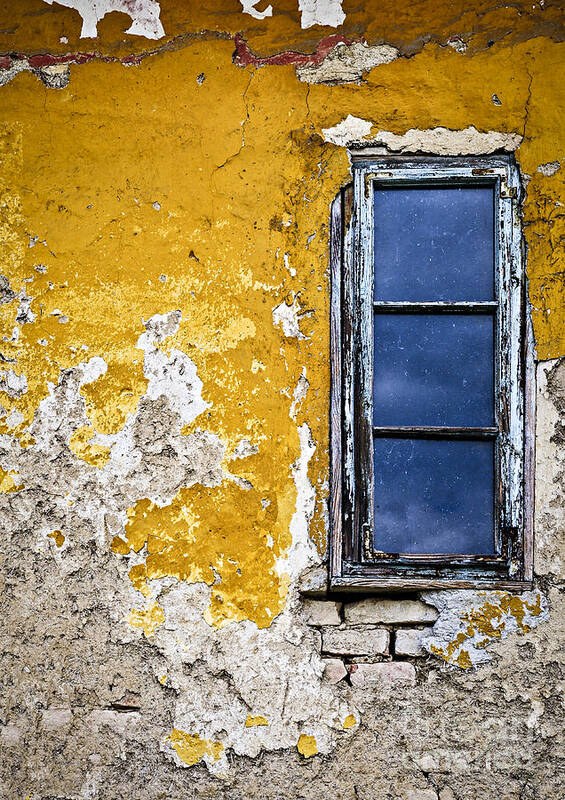 Wall Poster featuring the photograph Old wall in Serbia by Elena Elisseeva